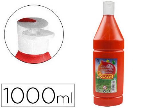 Guache liquido jovi 1000 ml vermelho , Jovi , 57424 , 8412027004725